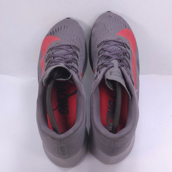 Nike Zoom Fly Athletic Lace Up Shoe Mens Size 12.5 880848-004 Gray Pink main image 6